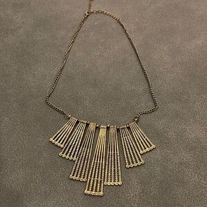 Statement necklace from buckle.